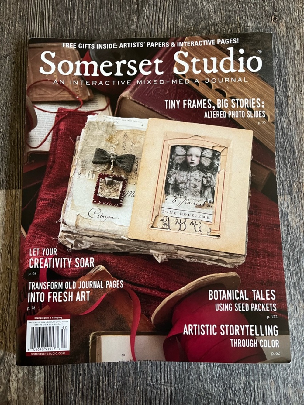 Somerset Studio Magazine! Stampington & Co Magazine. May/June/July 2026